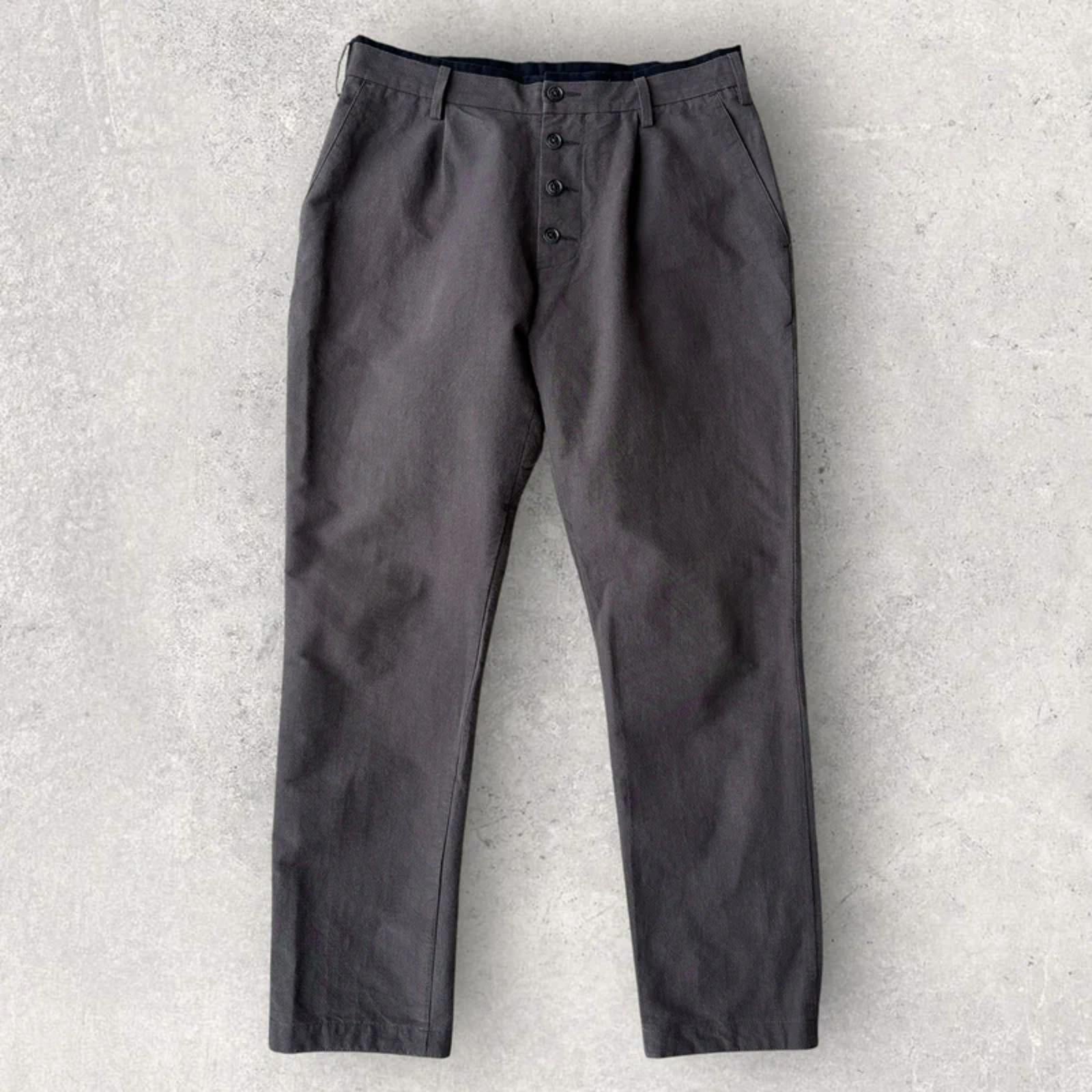 Nanamica Tailored Cotton Trouser Grey S Japan Import Workwear