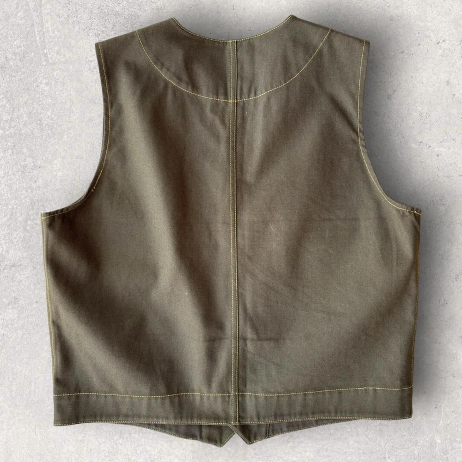 Frizmworks Cropped Utility Vest Khaki S