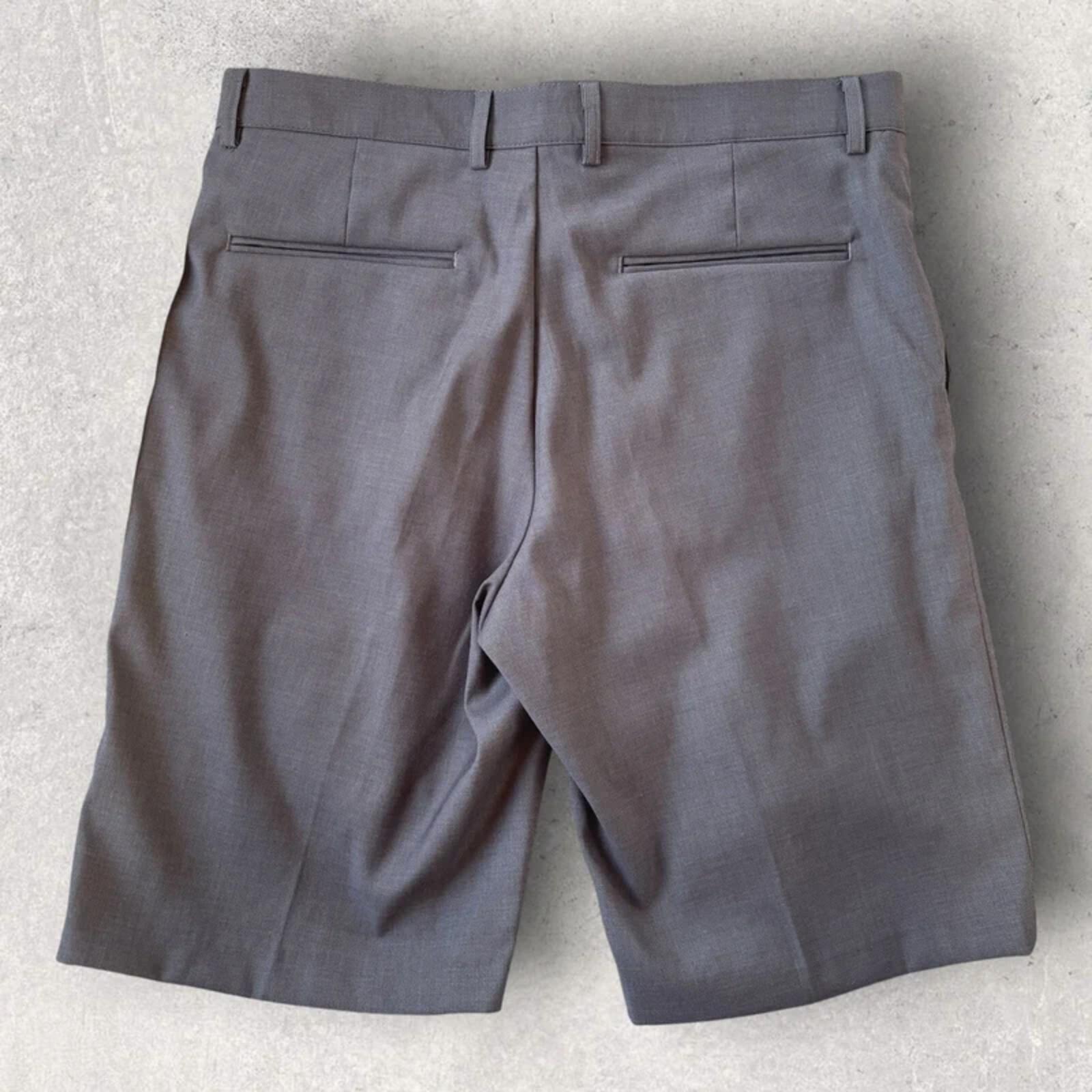 Uniform Bridge Pleated Dress Short Grey W30