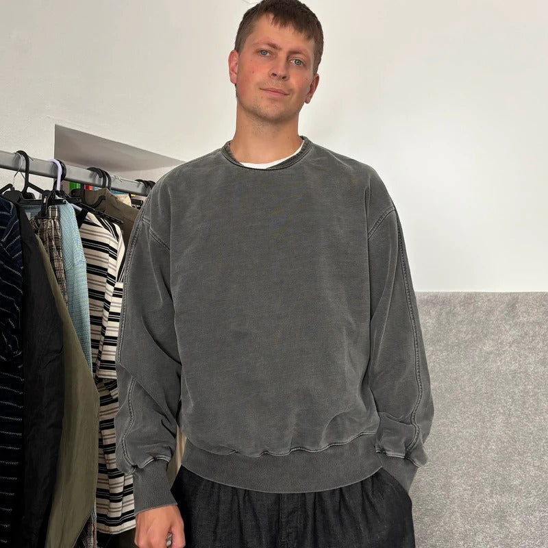 Frizmworks OG Pigment Dye Sweatshirt Charcoal M