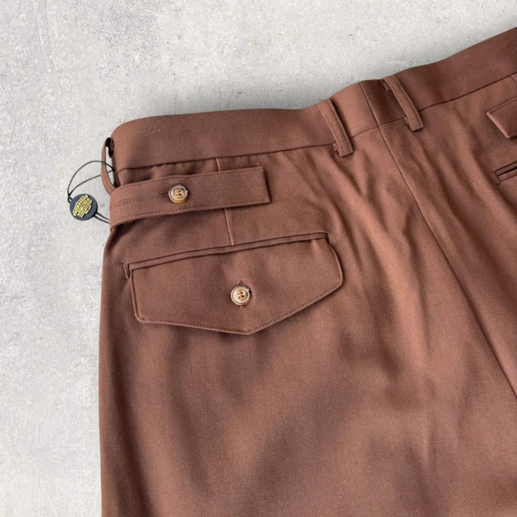 Frizmworks Pleated Wide Bermuda Short Brown XL