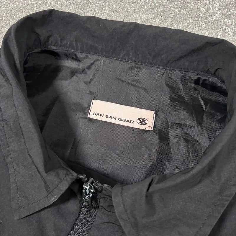 San San Gear Curved Coach Jacket Black L