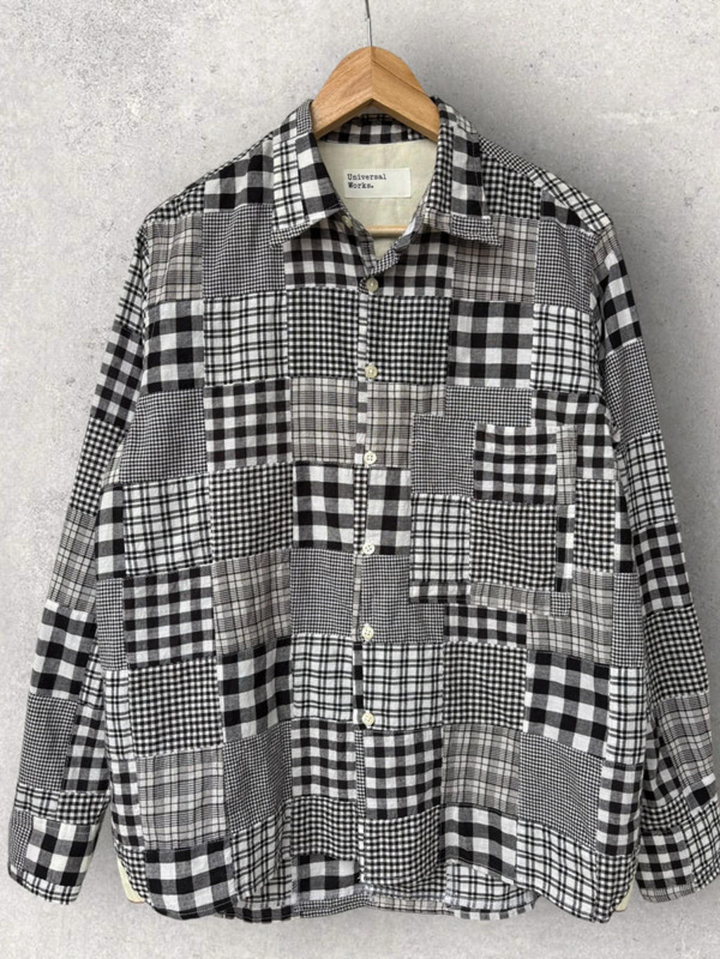 Universal Works Patchwork Shirt Black Size S