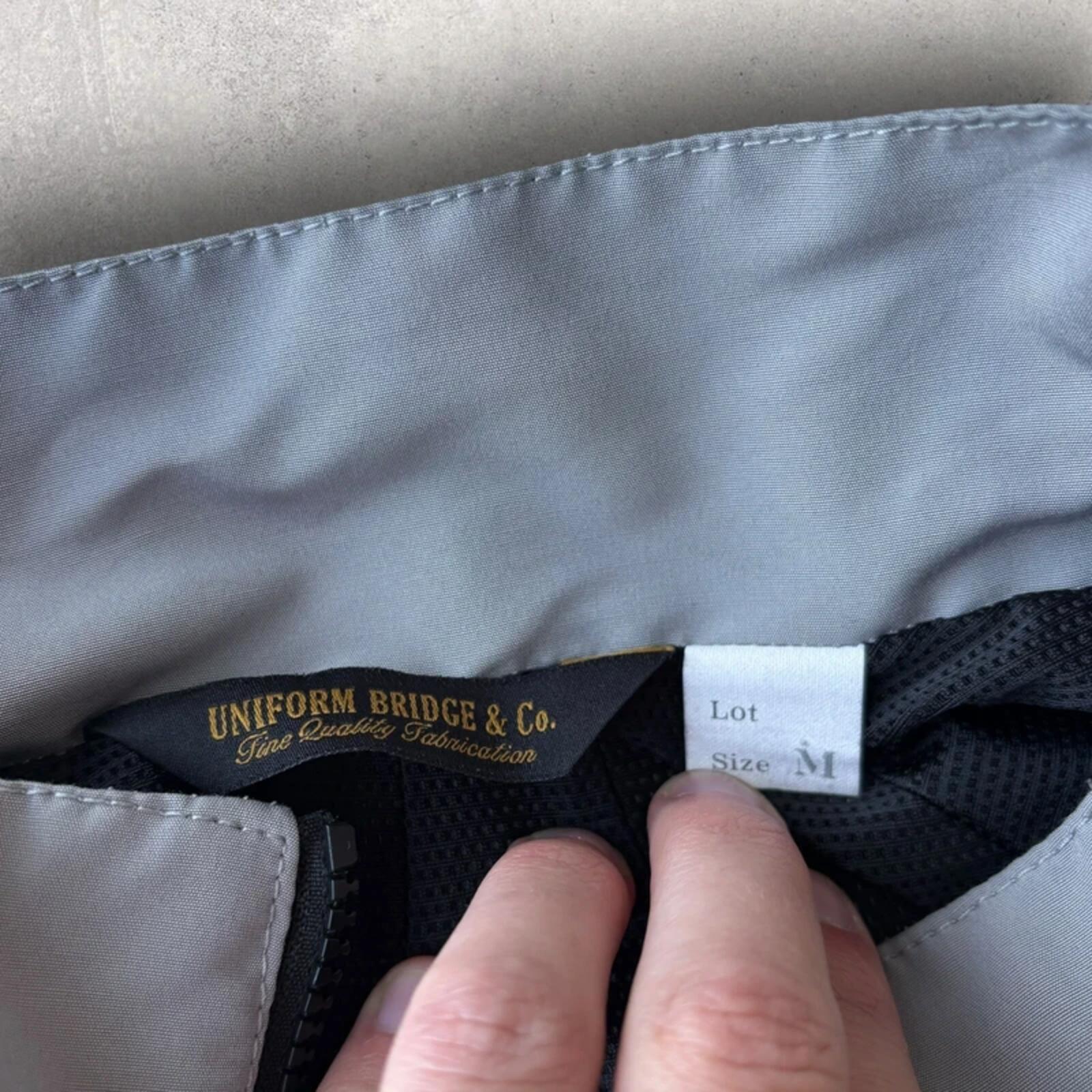 Uniform Bridge Boxy Track Jacket Ash Grey M