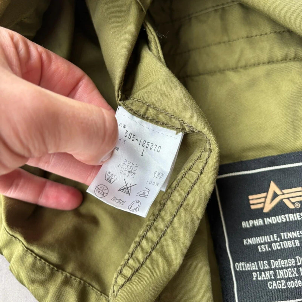 Margaret Howell X Alpha Industries Military Jacket Olive S