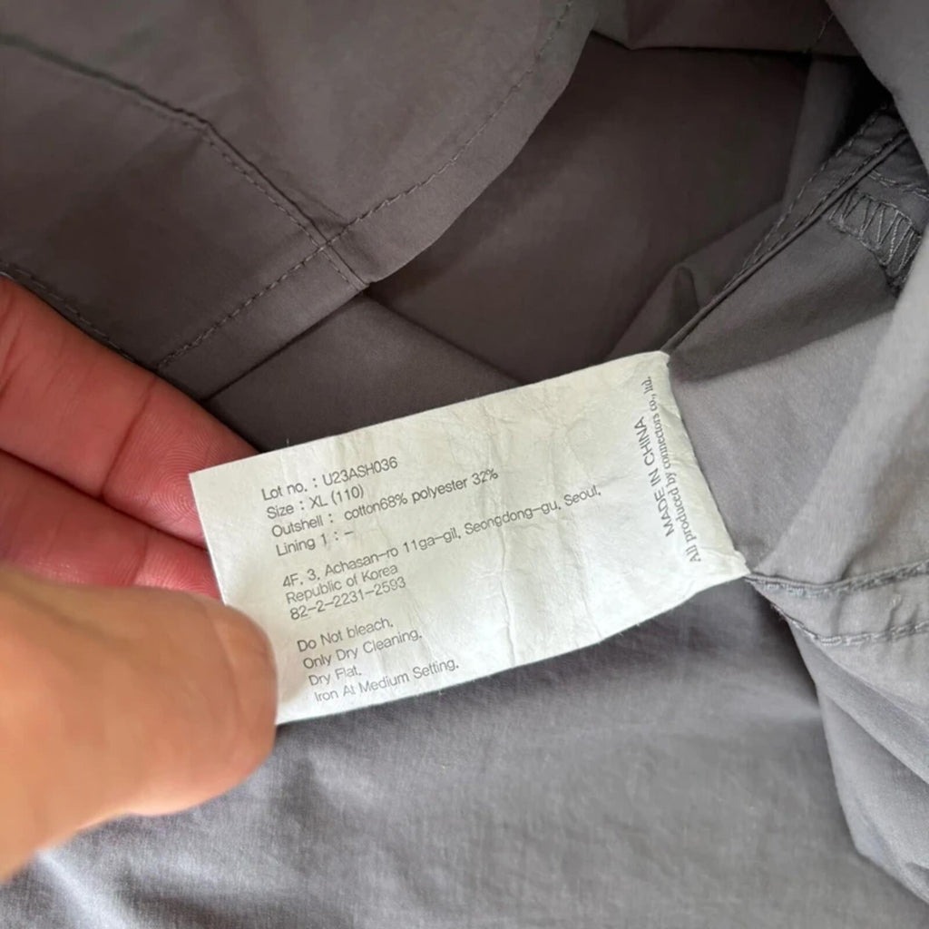 Uniform Bridge Monster Pocket Shirt Grey XL