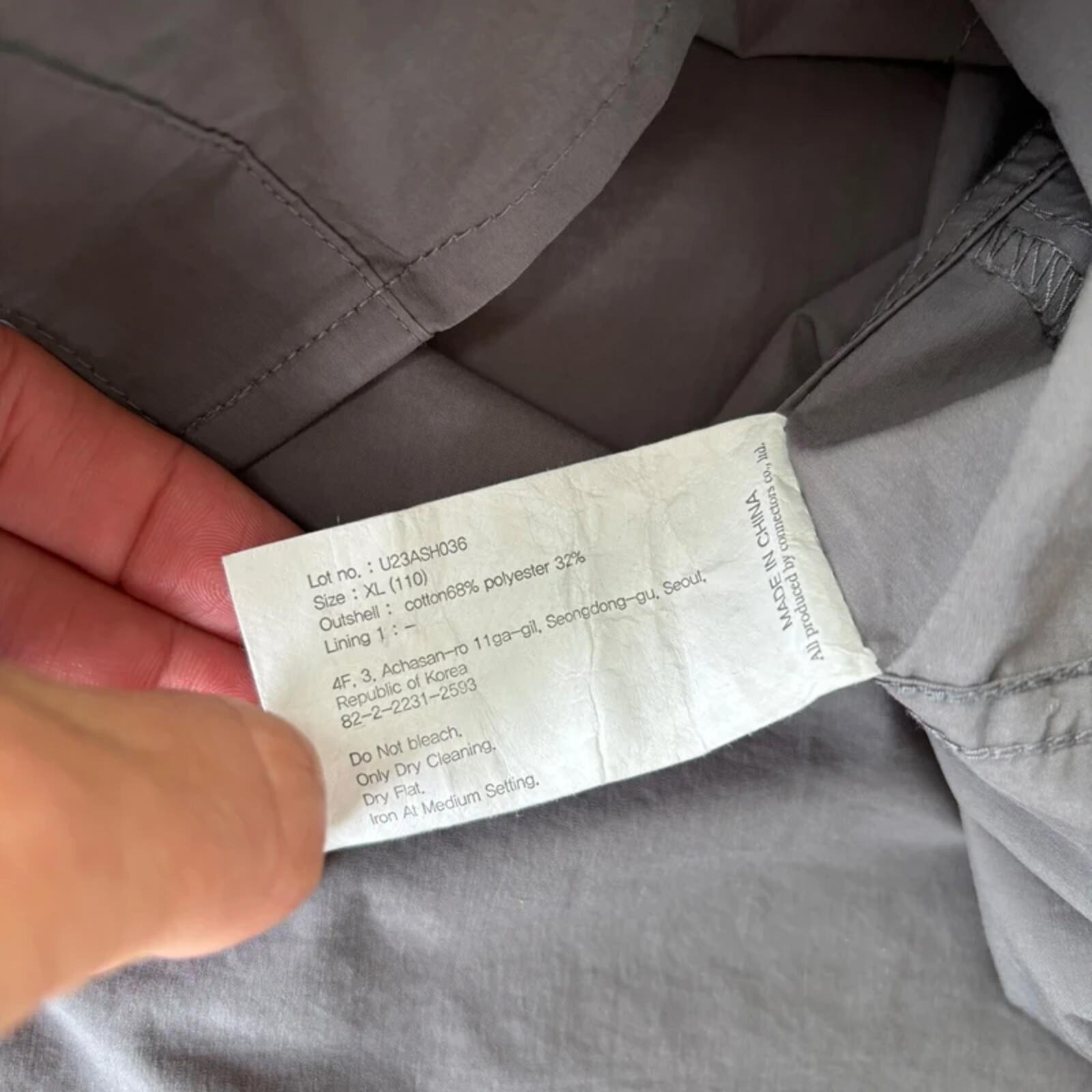 Uniform Bridge Monster Pocket Shirt Grey XL