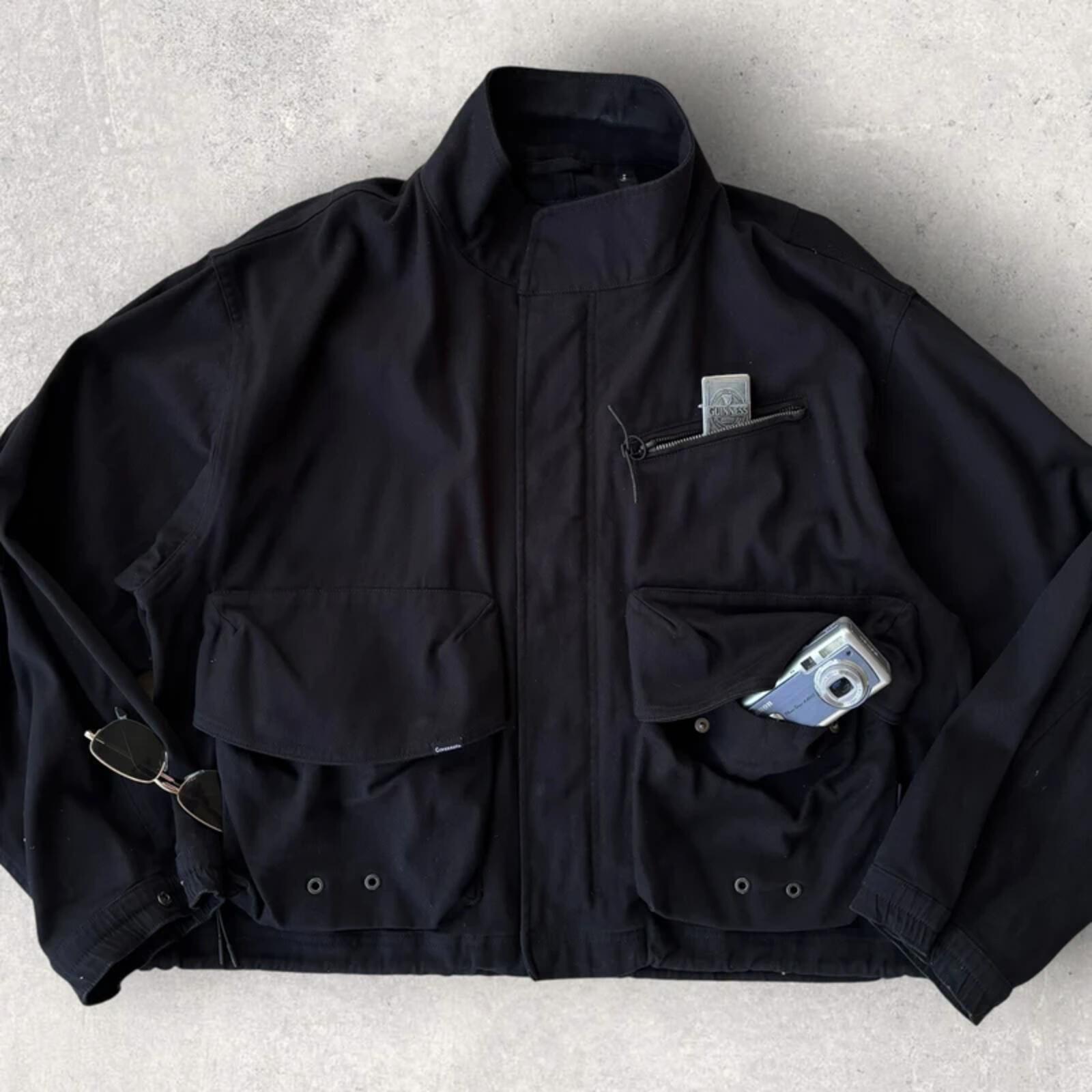 Covernat Cropped Utility Field Jacket Black M