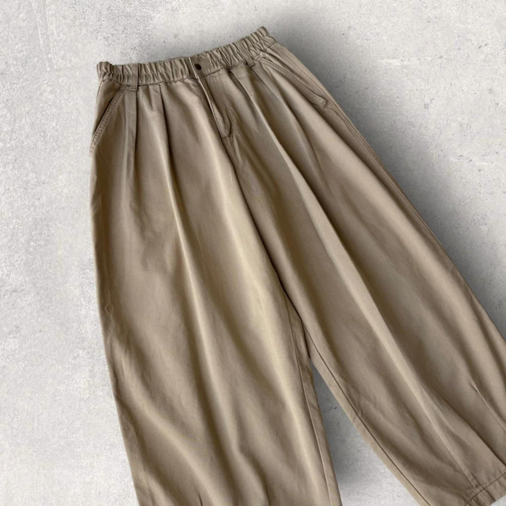Uniform Bridge Wide Balloon Pant Beige M