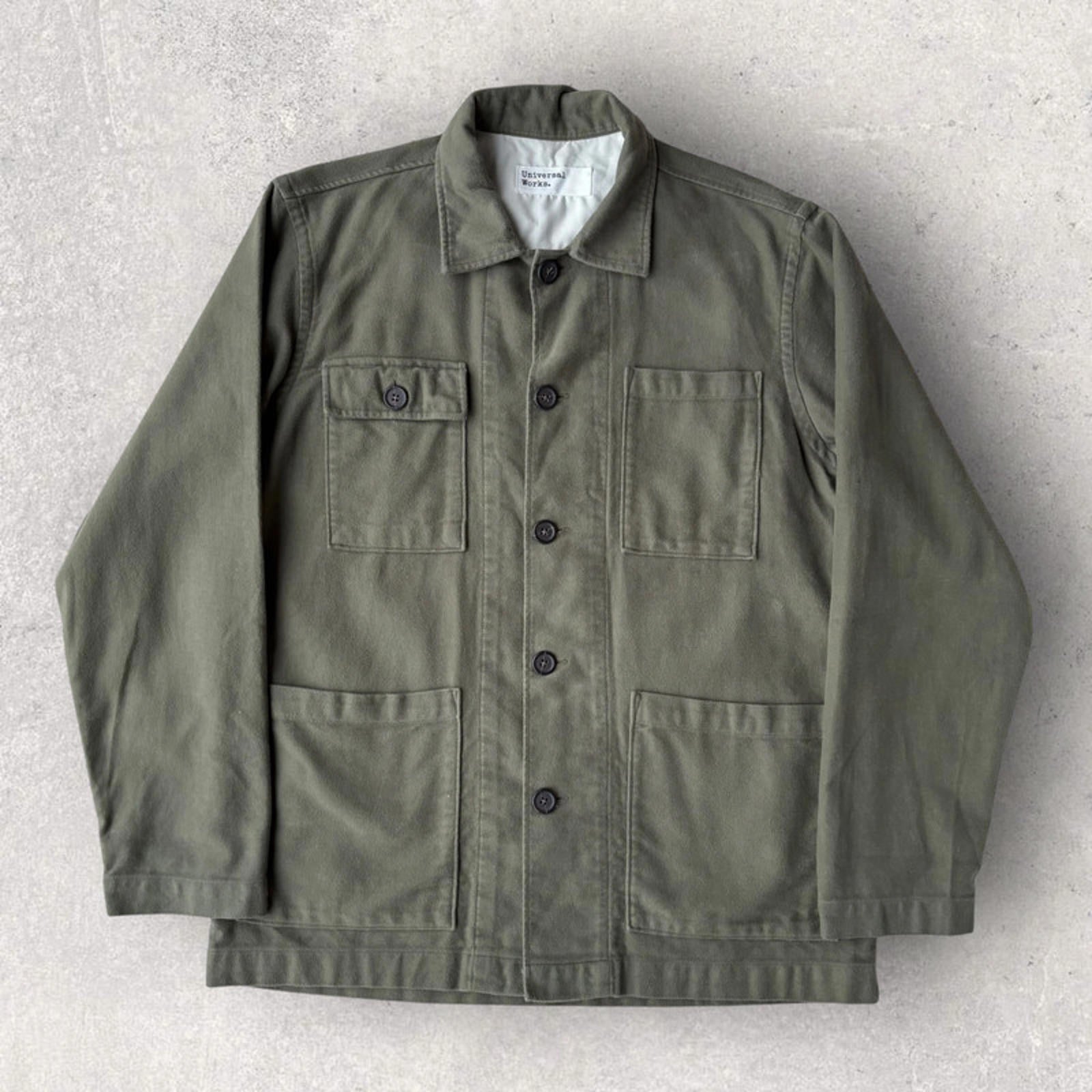Universal Works Utility Overshirt Green S