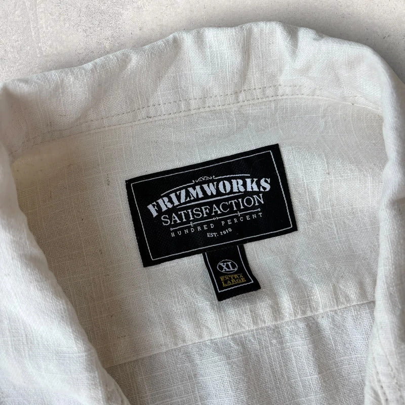 Frizmworks Linen Pullover Shirt Oatmeal XL