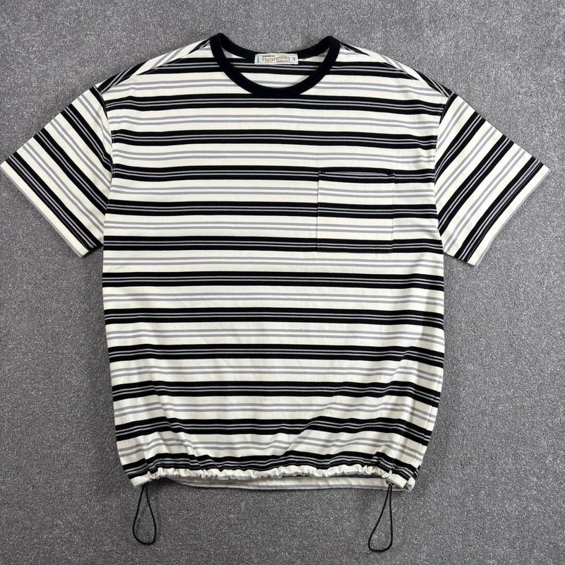 Frizmworks X Hosu Drawstring T Shirt White Black S