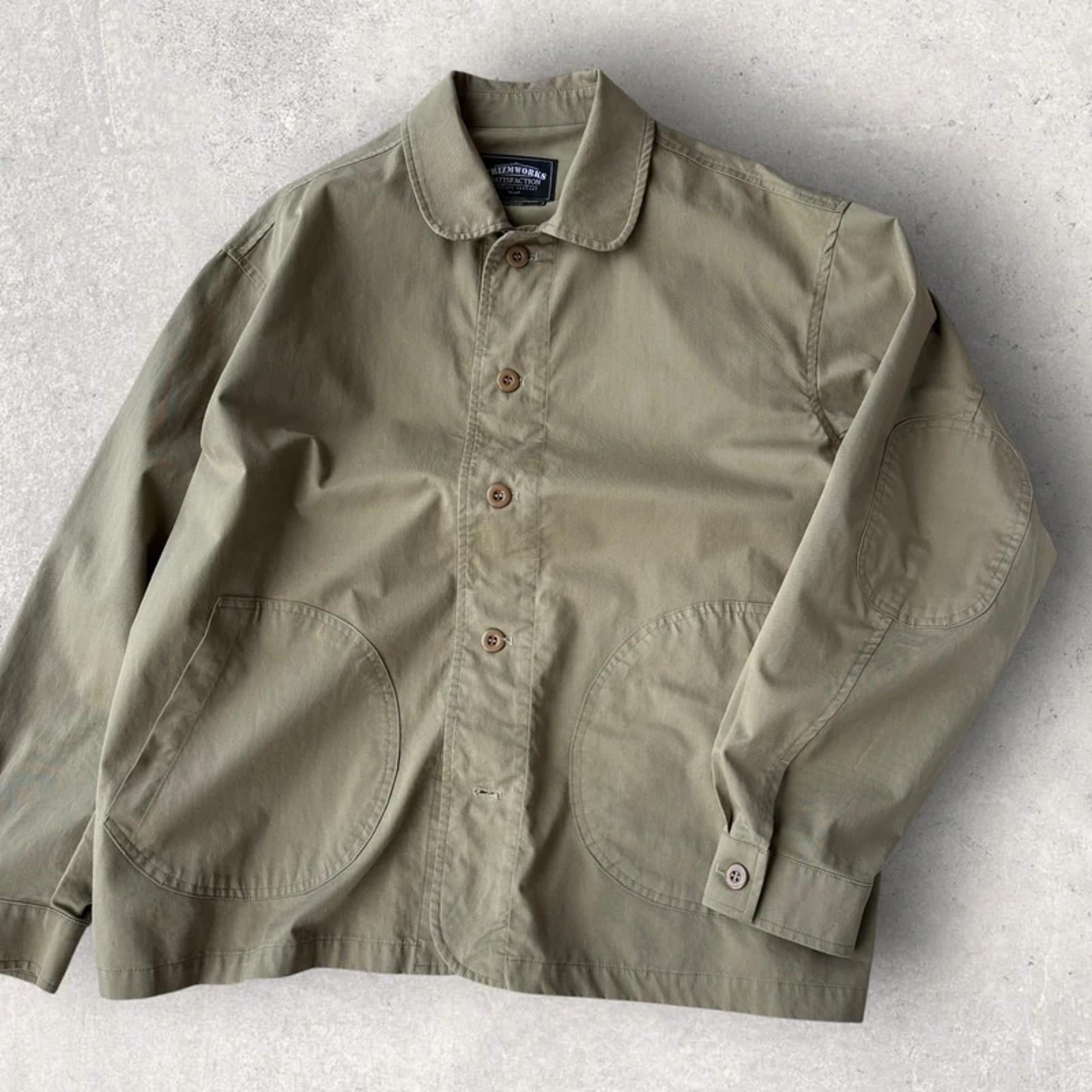 Frizmworks Round Patch Coverall Jacket Beige / Khaki M Korea Import Workwear