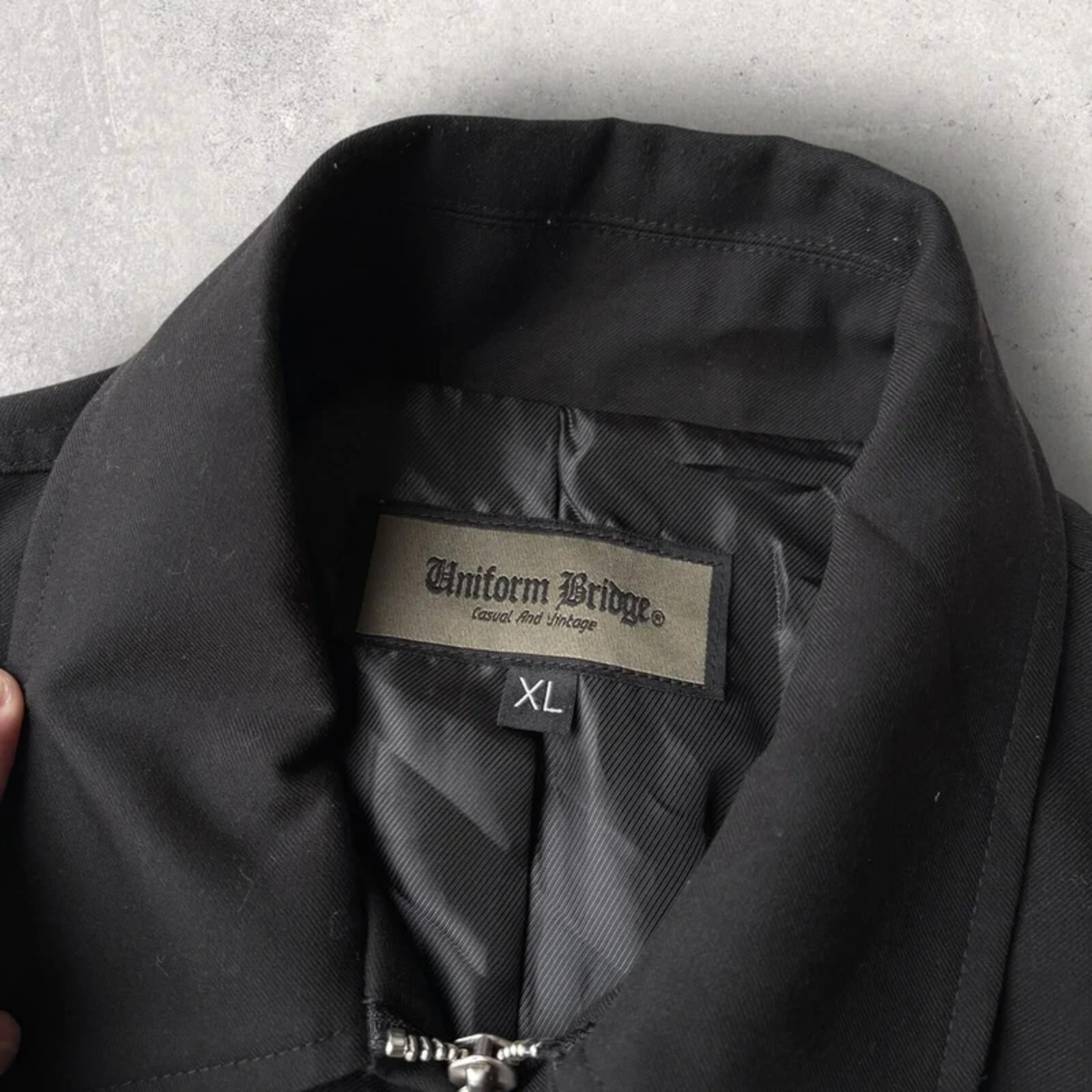 Uniform Bridge Cropped Boxy Harrington Black XL