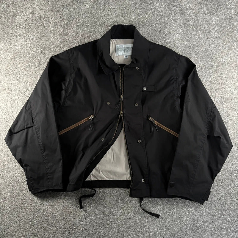 Uniform Bridge Cropped M65 Harrington Black M
