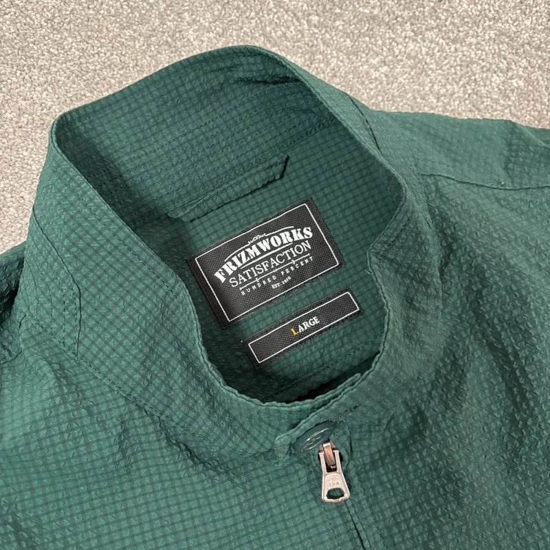 Frizmworks Seersucker Buddy Harrington Green L
