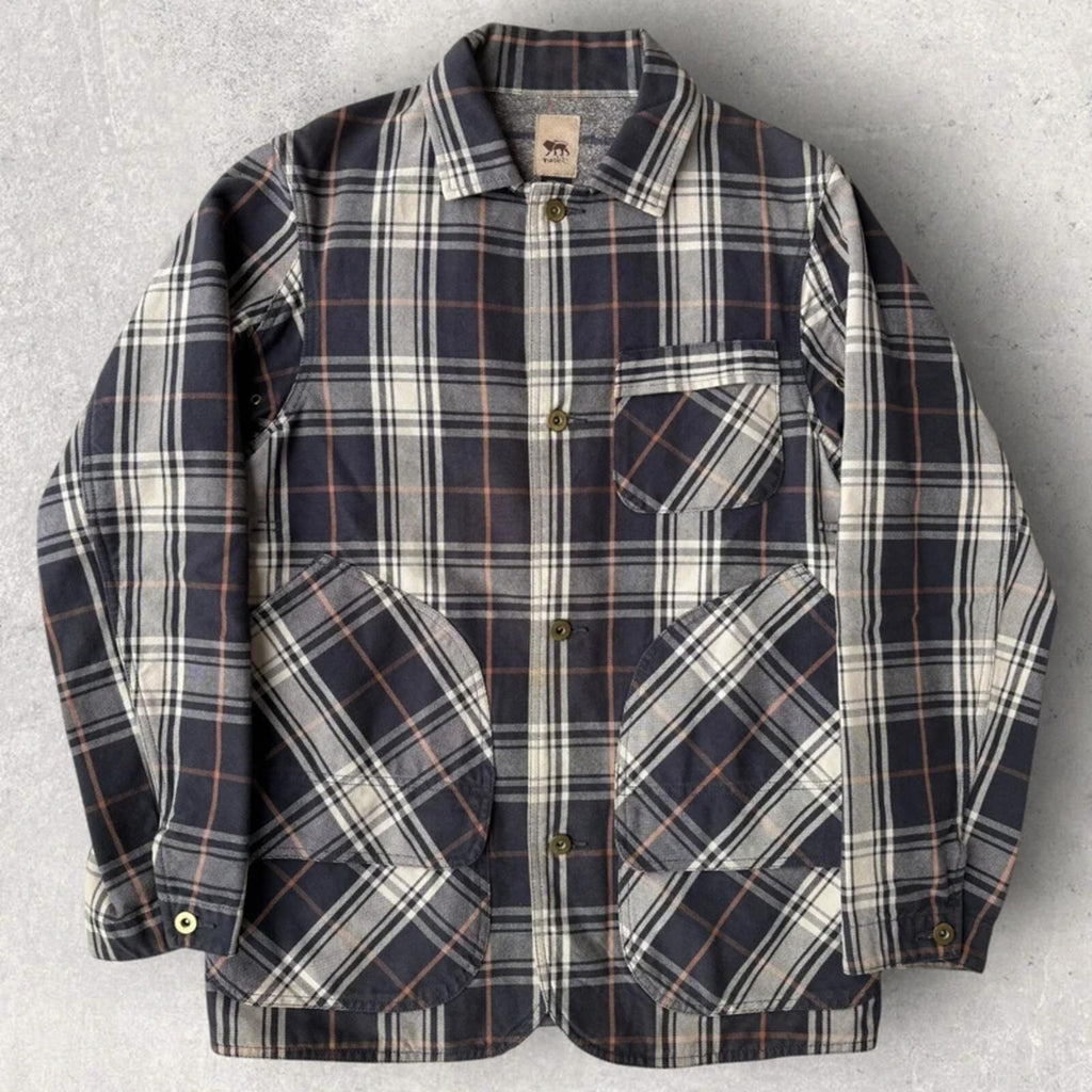 Norbit By Hiroshi Nozawa Utility Check Overshirt M