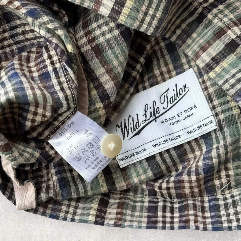 Pendleton Plaid Harrington Jacket Blue L