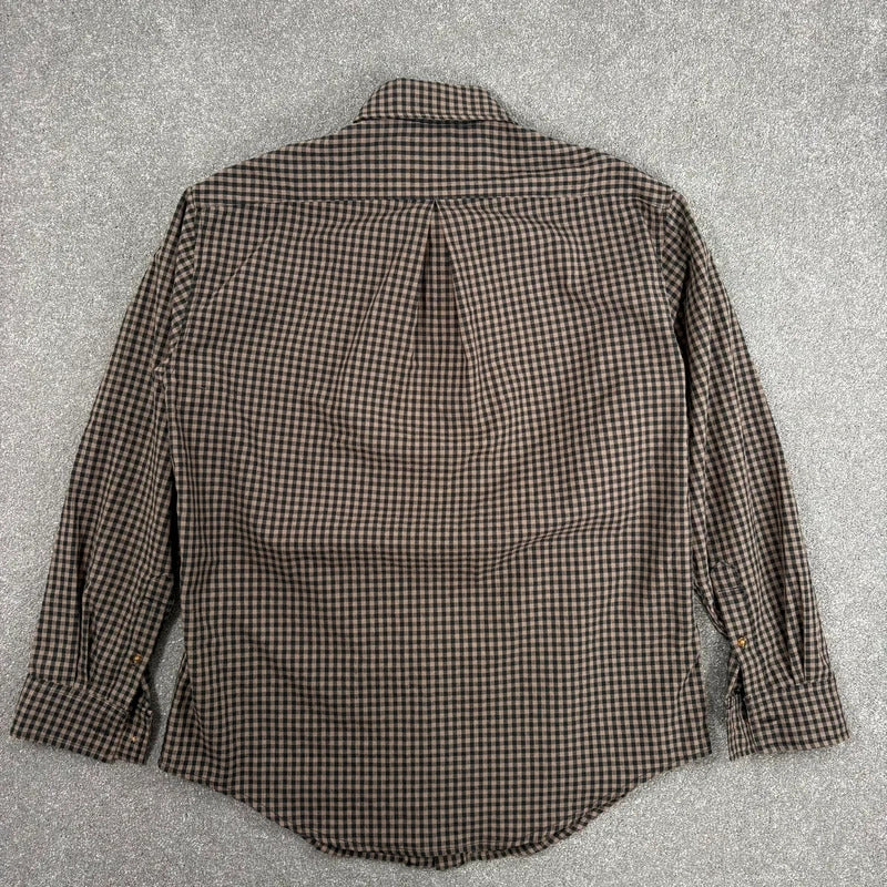 Uniform Bridge Check Shirt Brown S