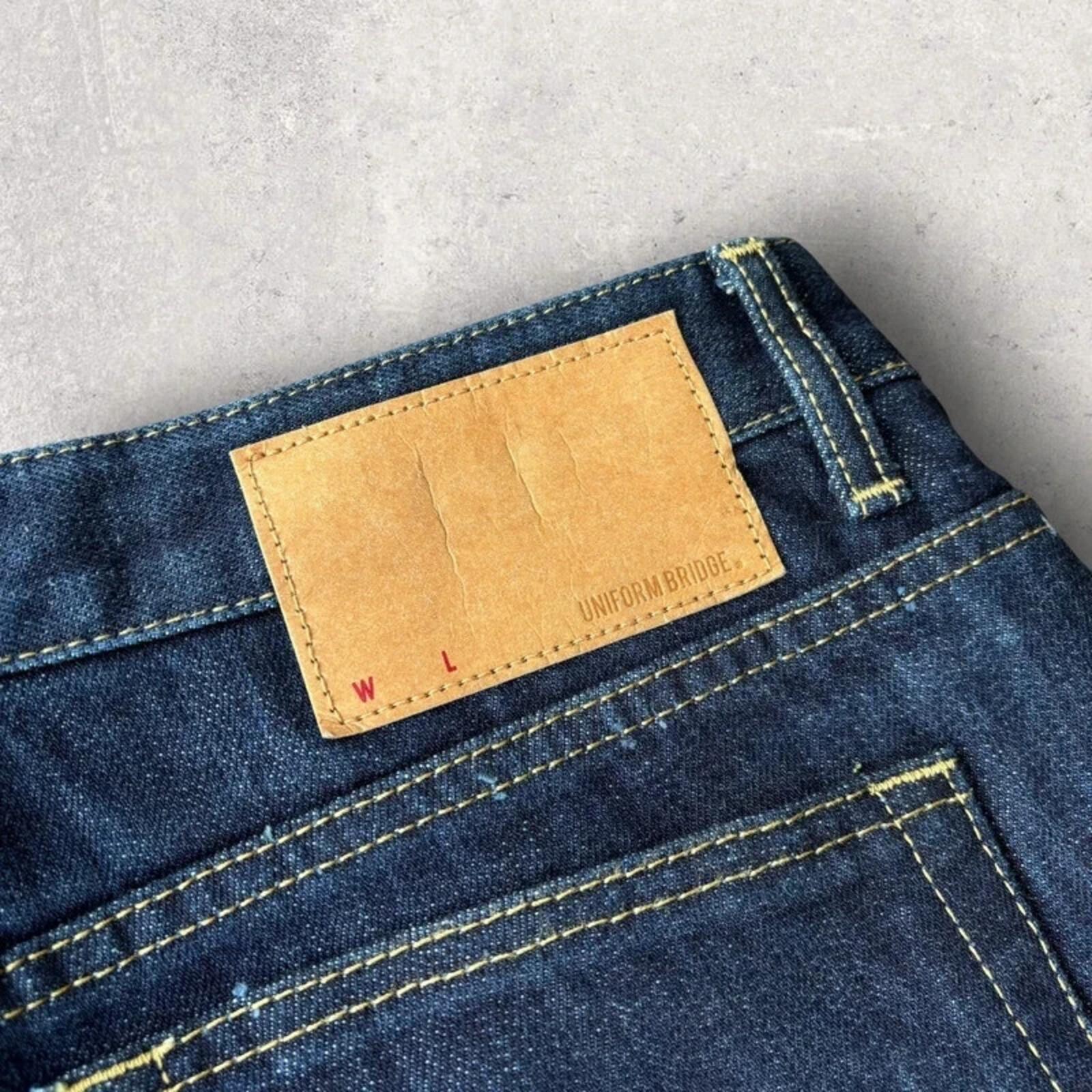 Uniform Bridge Baggy Denim Shorts Blue W34
