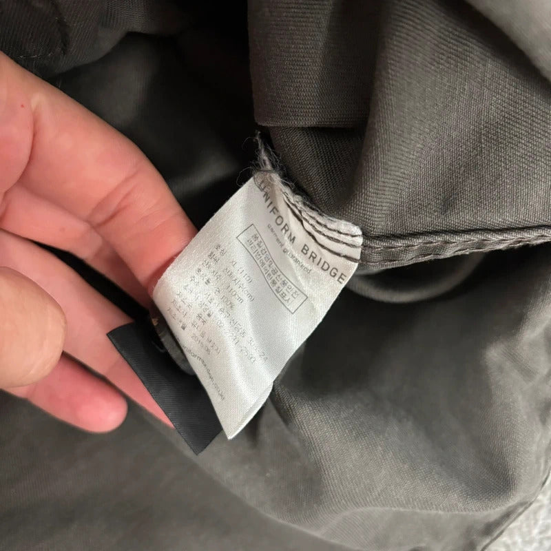 Uniform Bridge Cotton Chore Shirt Grey L