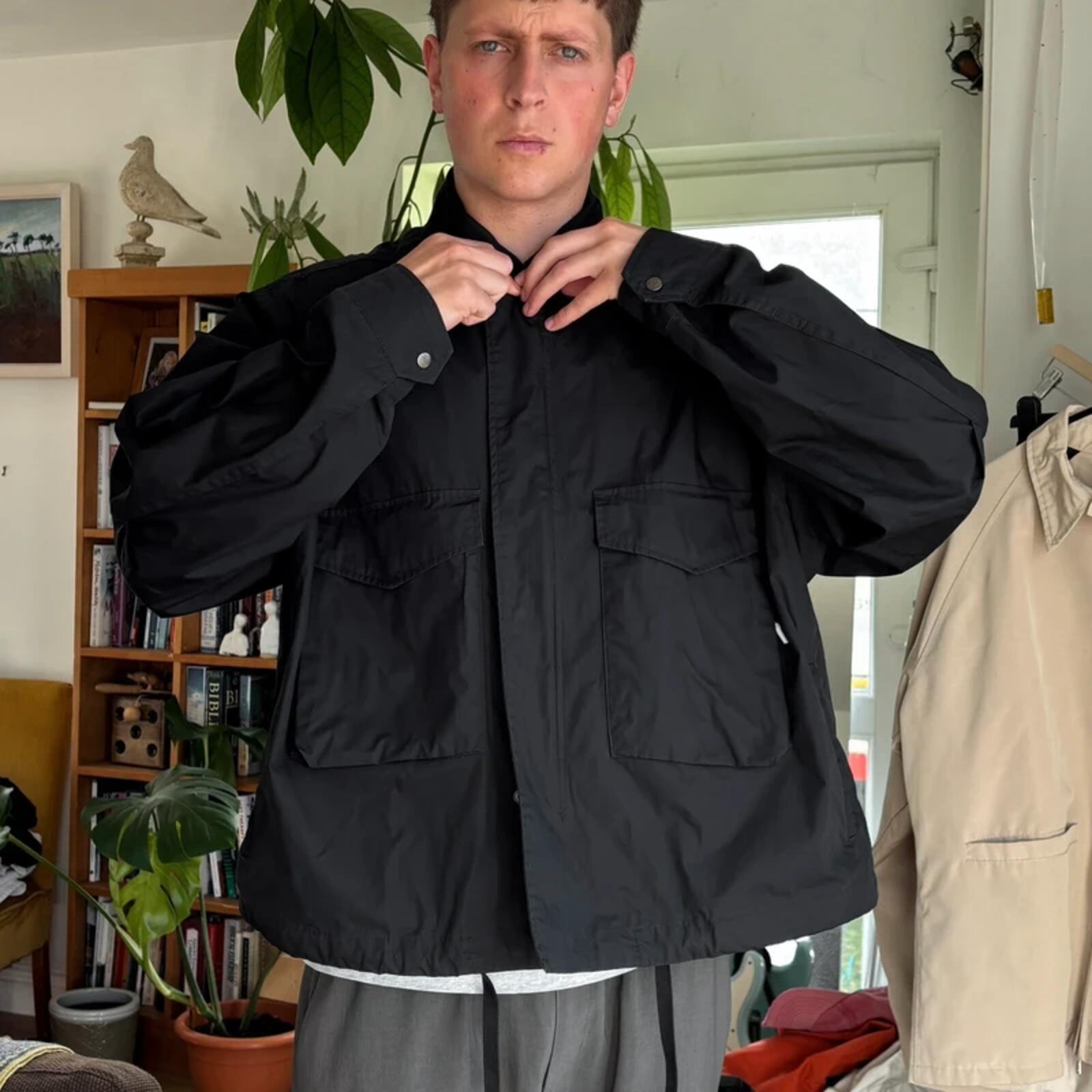 Uniform Bridge Cropped Field Jacket Black L