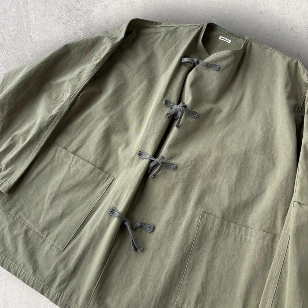 Anglan Traditional Field Kimono Olive L