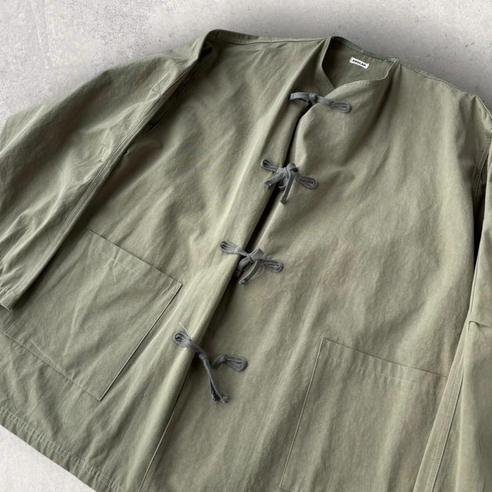Anglan Traditional Field Kimono Olive L