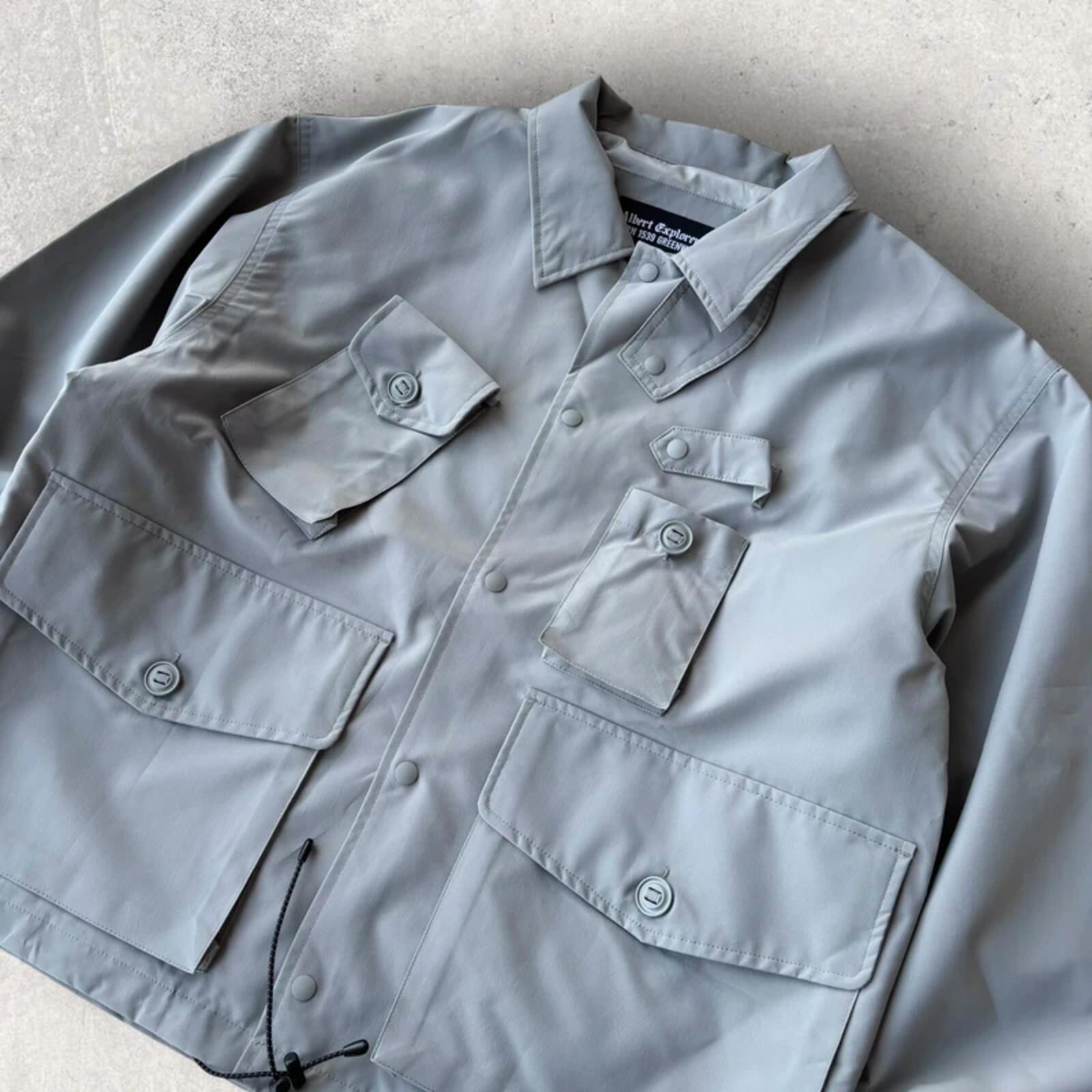 Uniform Bridge Utility Trekking Overshirt Slate M