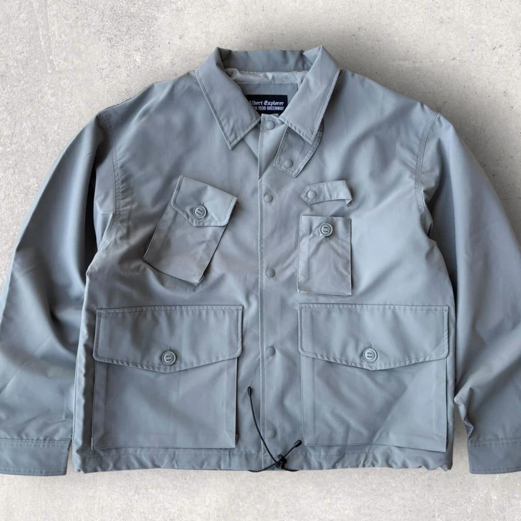 Uniform Bridge Utility Trekking Overshirt Slate M