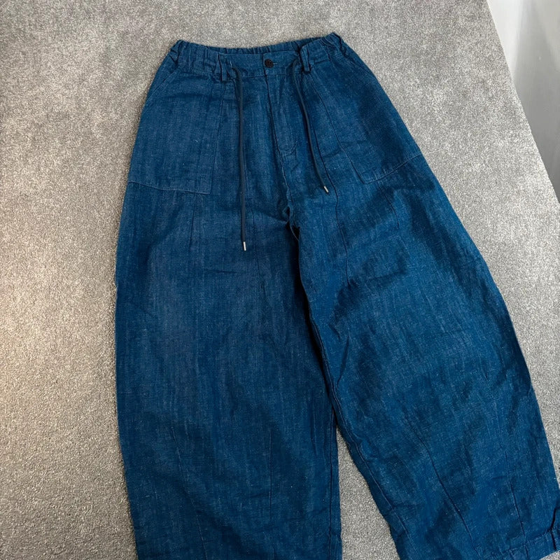 Frizmworks Linen Balloon Pant Indigo L