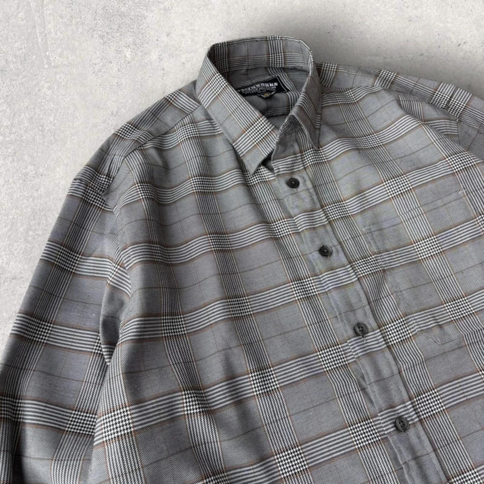 Frizmworks Glen Check Relaxed Shirt Grey M