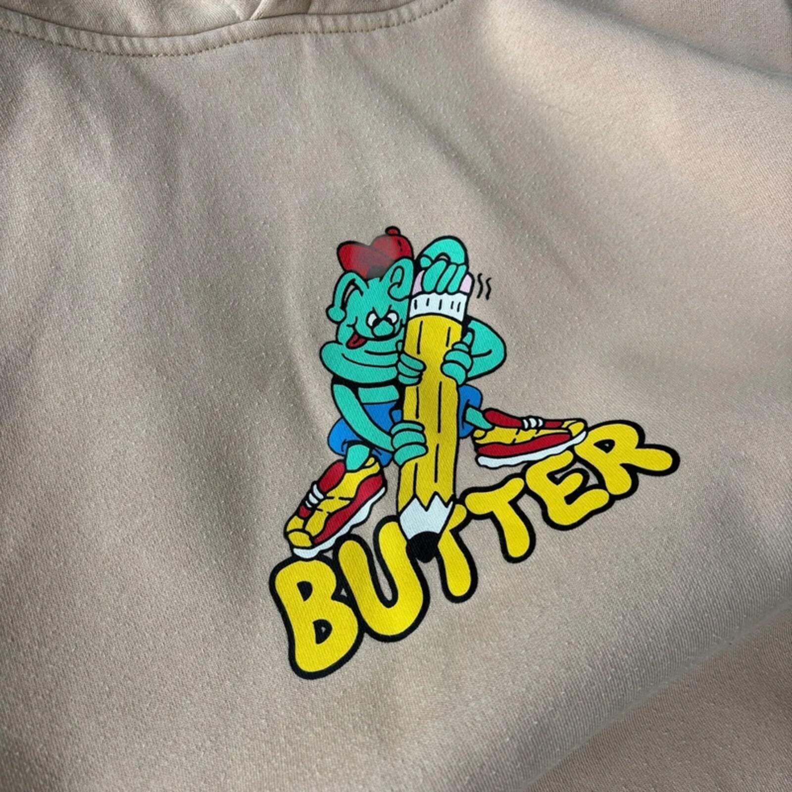 Butter Goods Graphic Pullover Hoodie Beige L