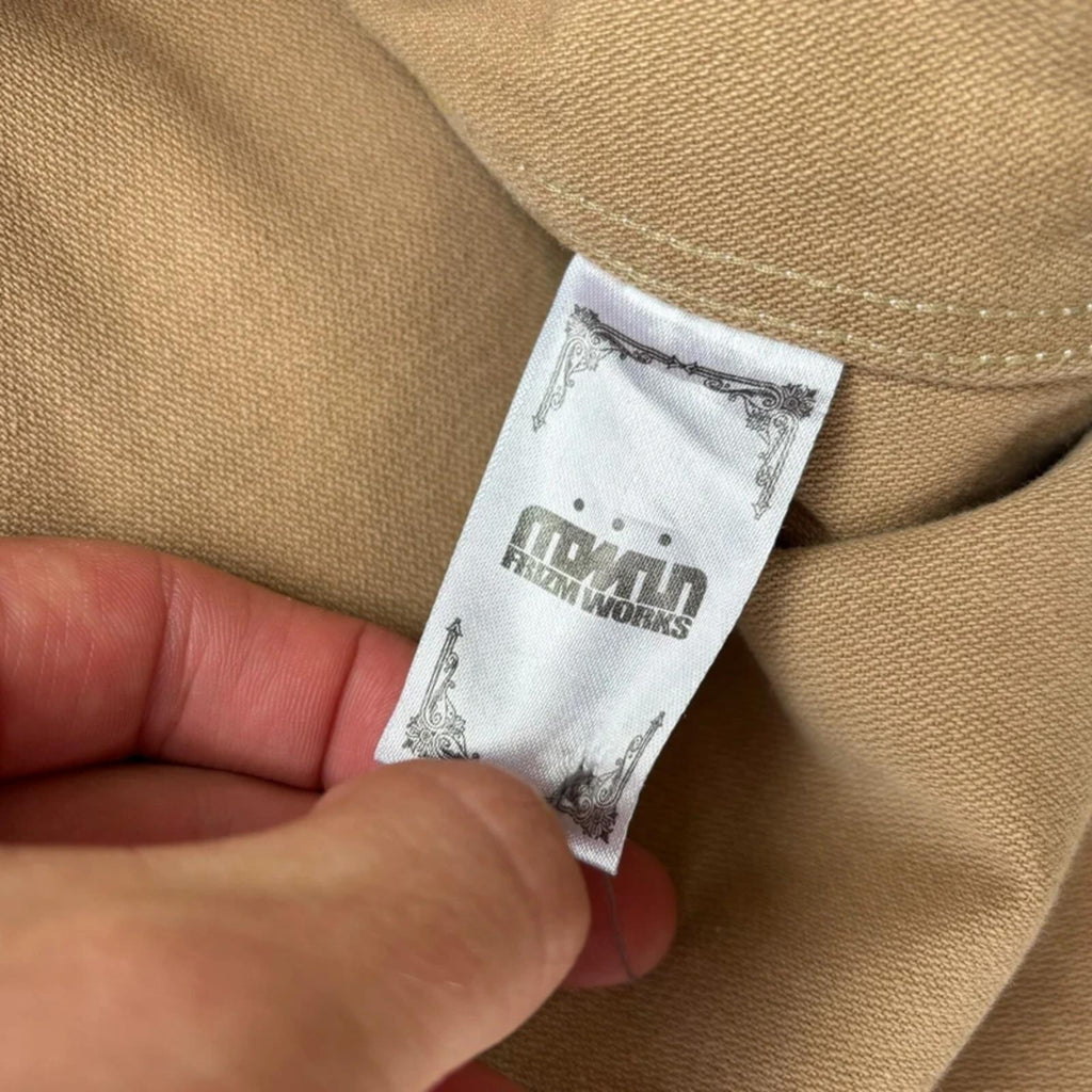 Frizmworks Utility Triple Pocket Overshirt Beige XL
