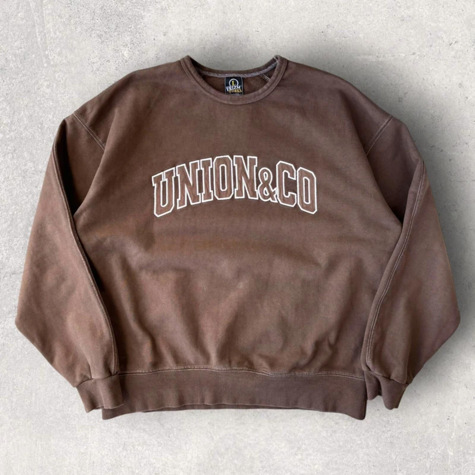 Frizmworks Graphic Boxy Sweatshirt Brown L