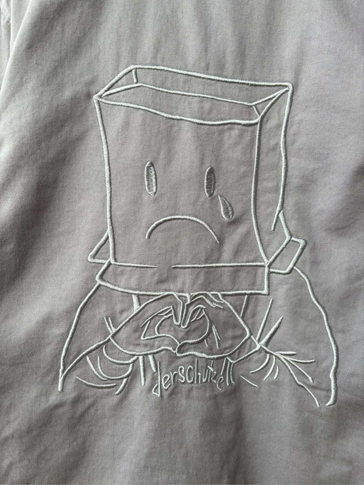 Derschutze Valentines Shirt Grey Size S