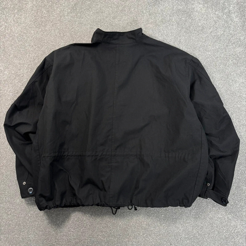 Uniform Bridge Cropped Fishtail Jacket Black L