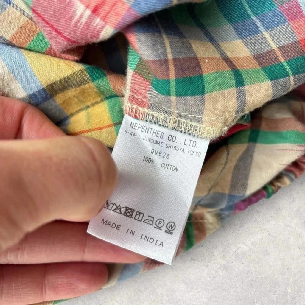 South2 West8 Plaid Mexican Parka Pullover M
