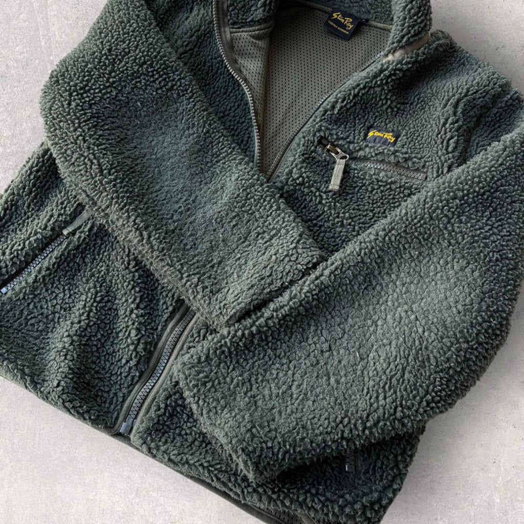 Stan Ray Fleece Liner Cardigan Olive S