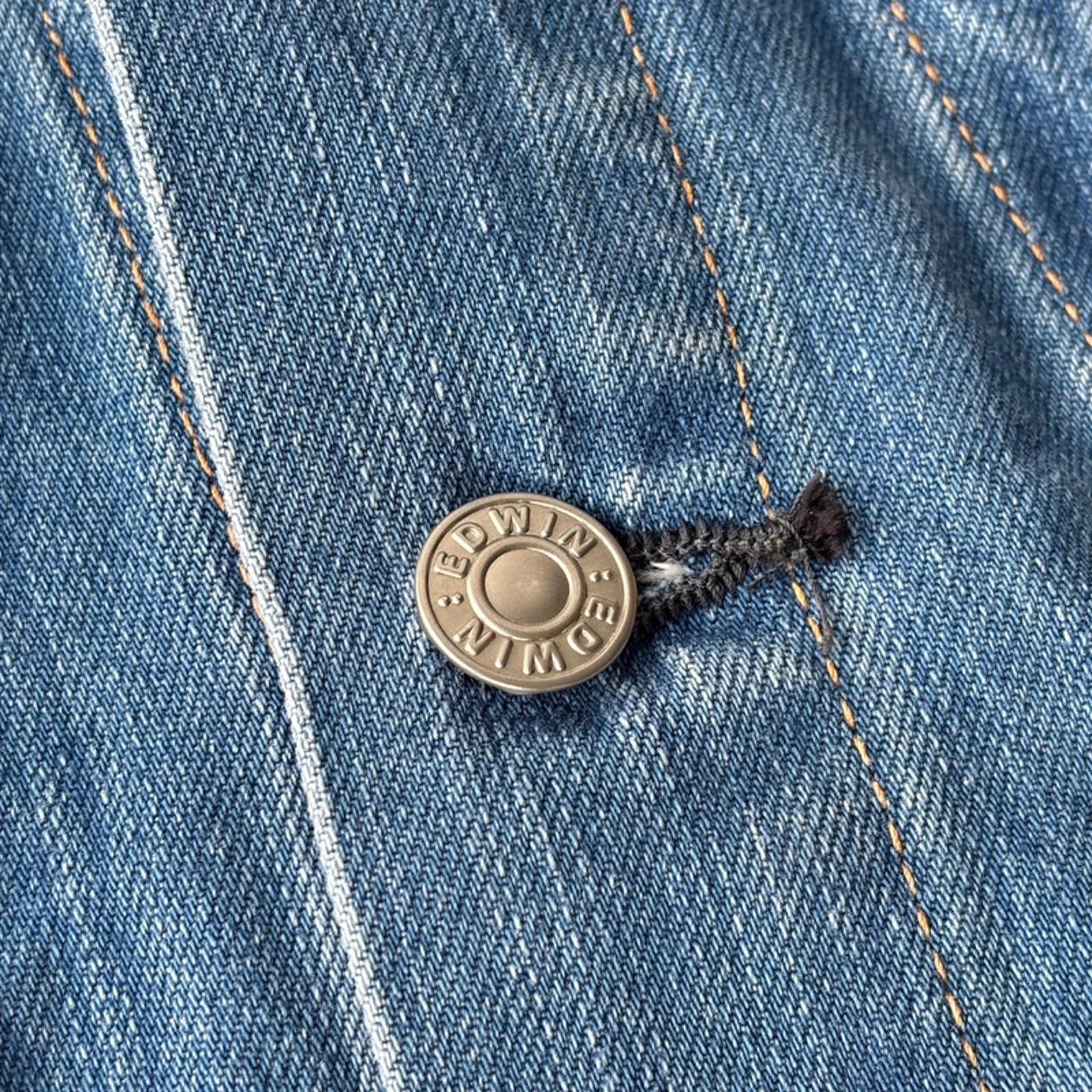 Edwin G Jean Raw Denim Cropped Jacket  S