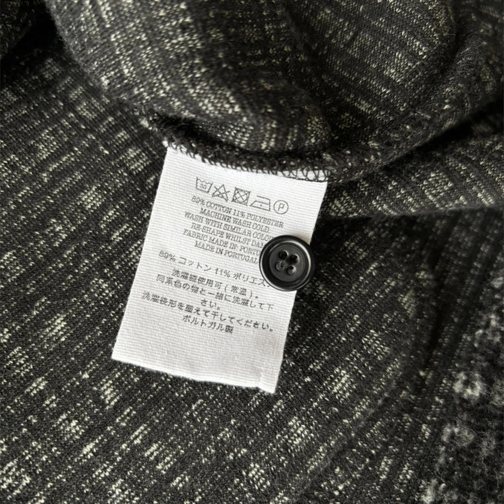 YMC Checkered Cosy Overshirt Black Size L