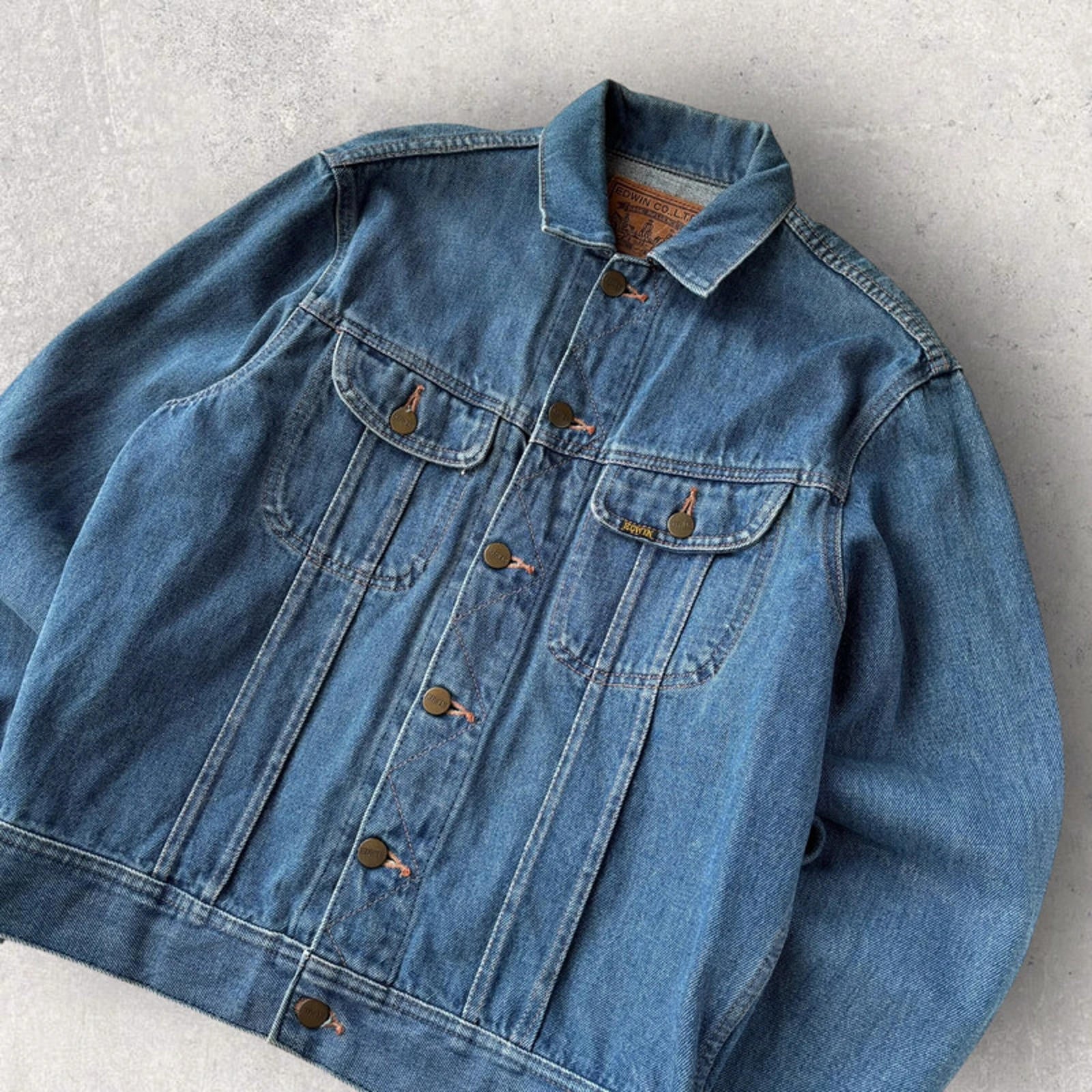 Edwin Raw Denim Jacket – Indigo XS