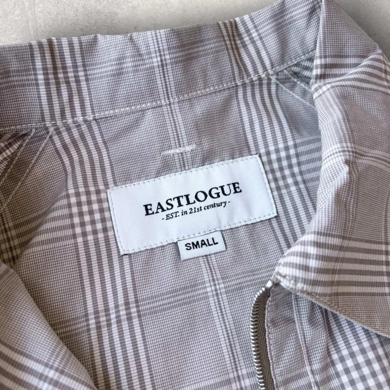 Eastlogue Check Zip Overshirt Grey S