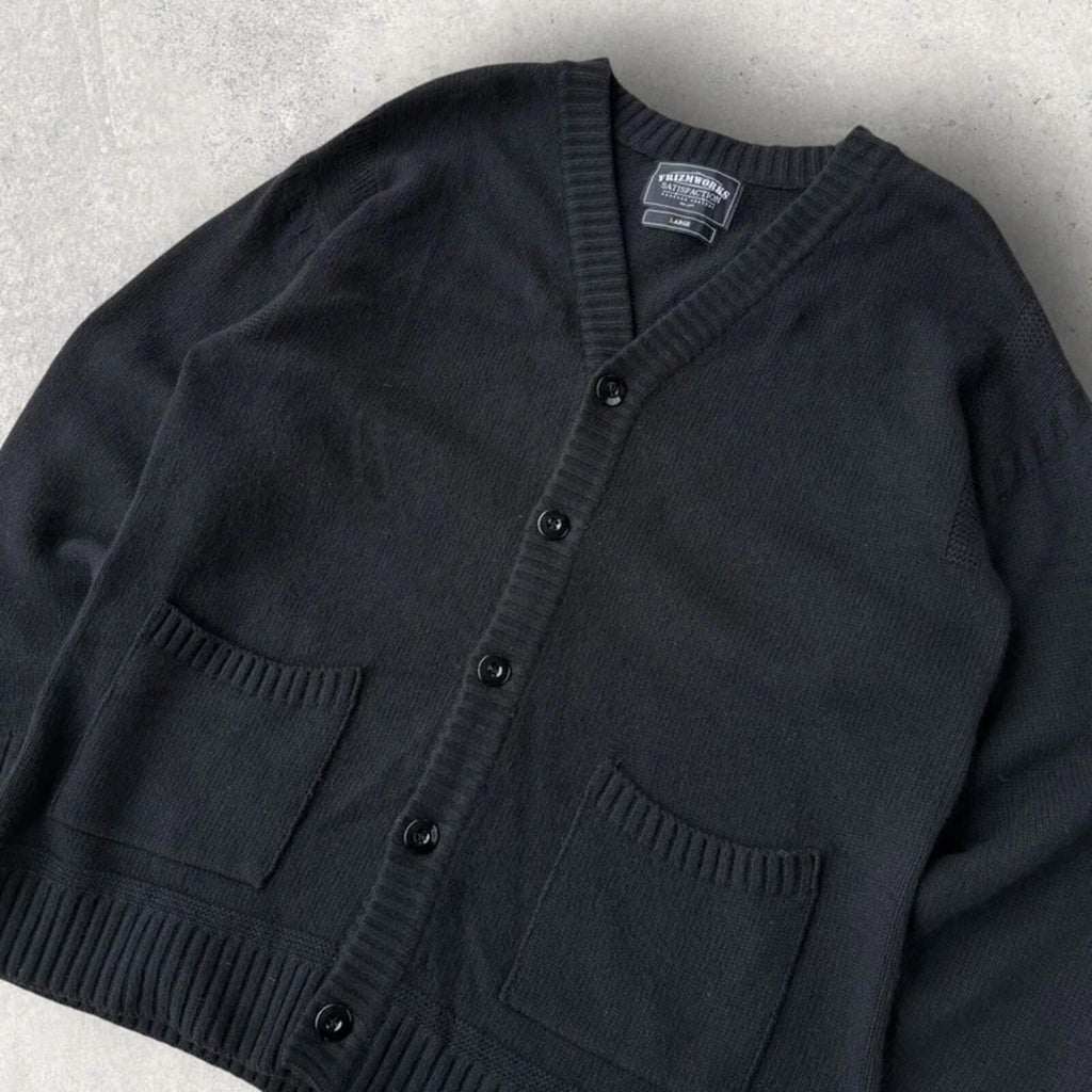Frizmworks Guernsey Wool Cardigan Black L