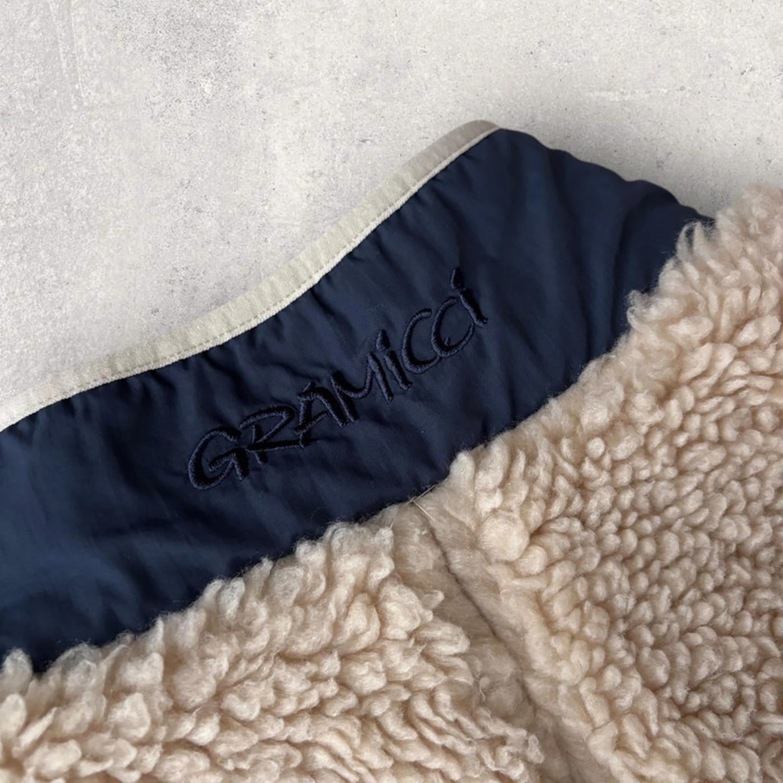 Gramicci Boa Fleece Cardigan Cream M Japan Import