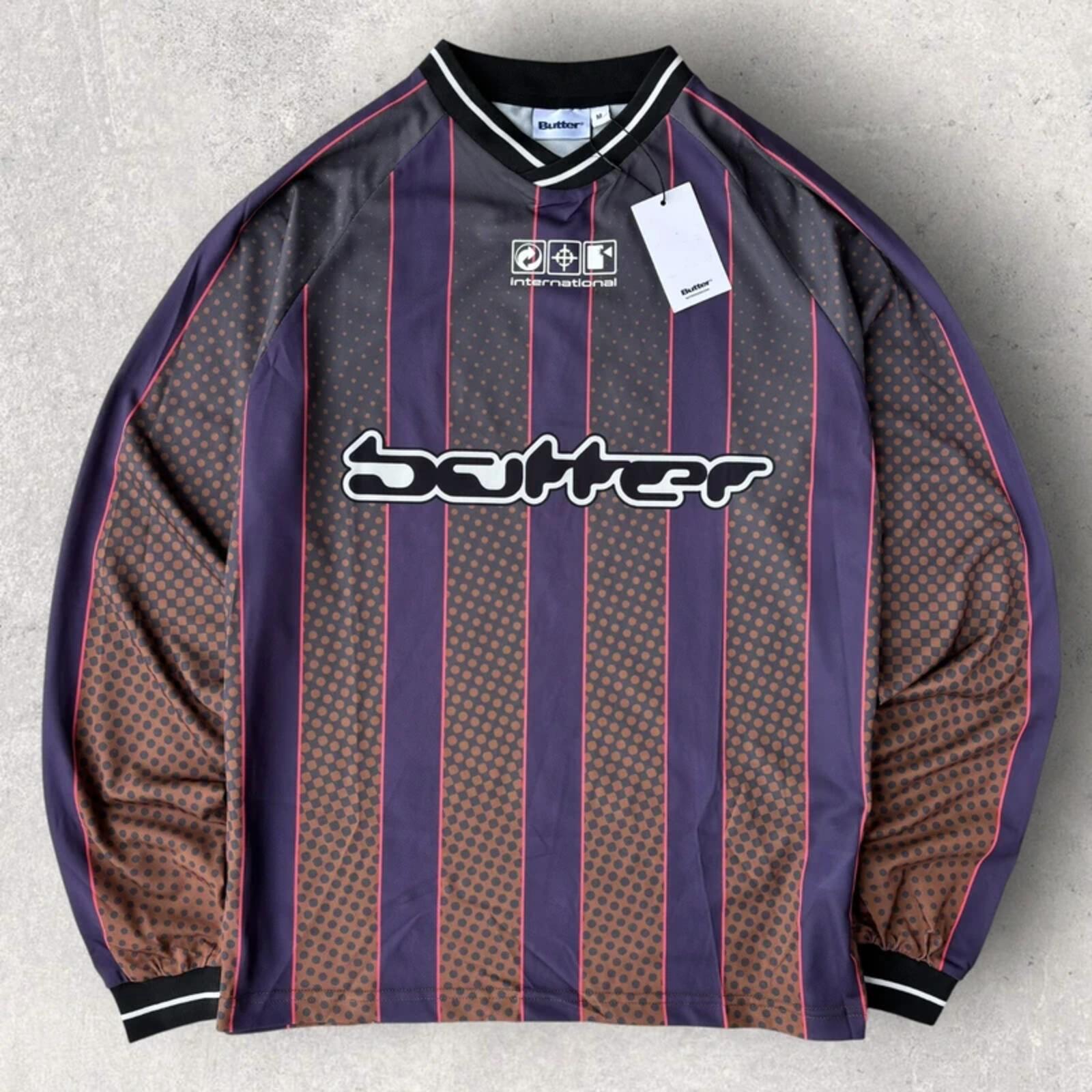 Butter Goods Football Jersey Long Sleeve Beige M