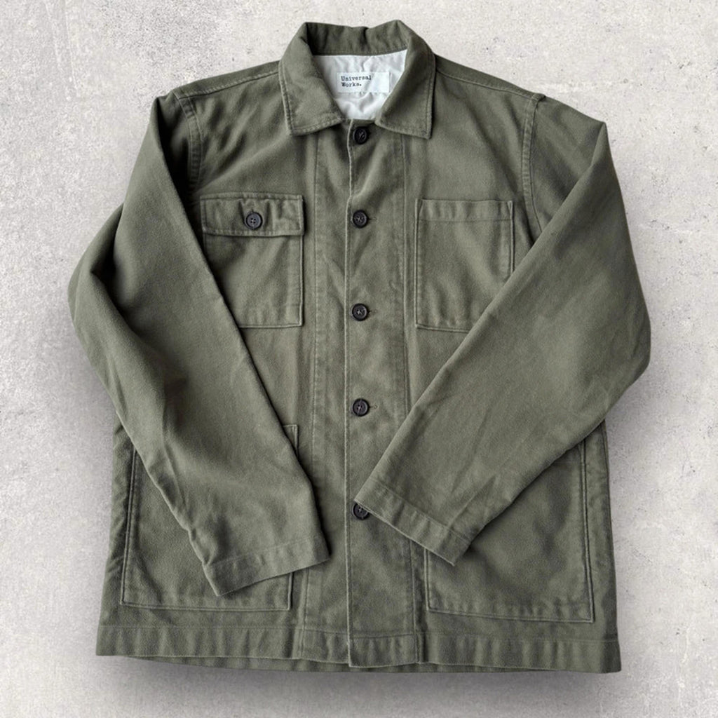 Universal Works Utility Overshirt Green S