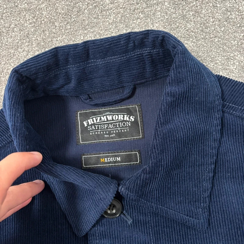 Frizmworks Corduroy French Works Jacket Navy M