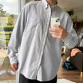 Frizmworks Oversized Oxford Shirt Grey XL