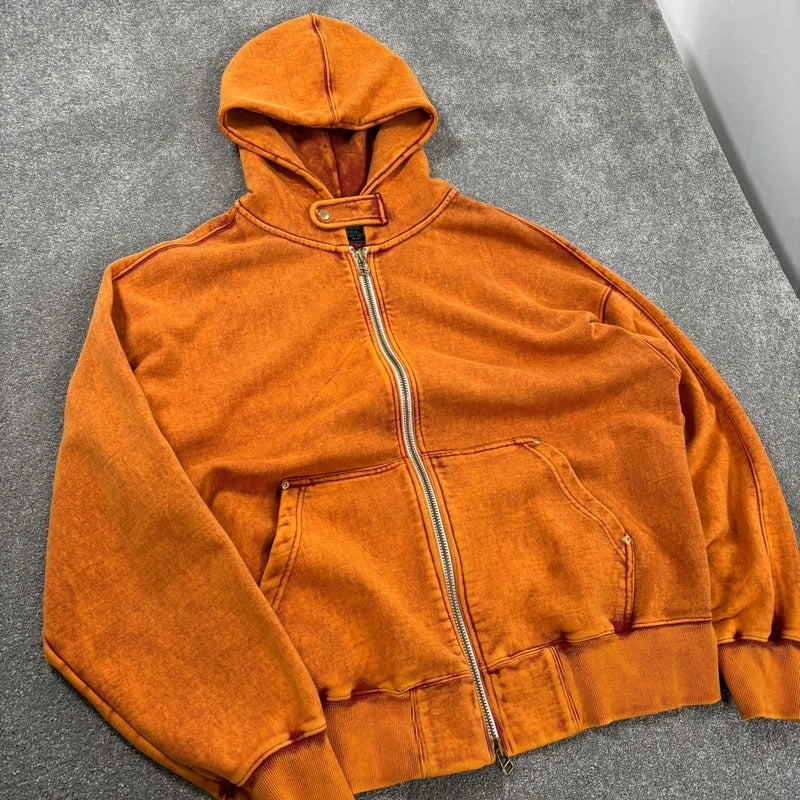 Frizmworks Vintage Dye Weighted Hoodie Sunset L
